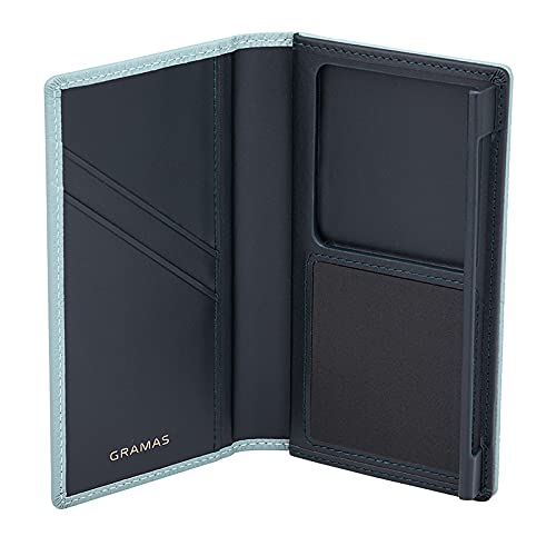 GRAMAS 汎用手帳型ケース Rサイズ 本革 ブラック Amazon.co.jp: 【GRAMAS】